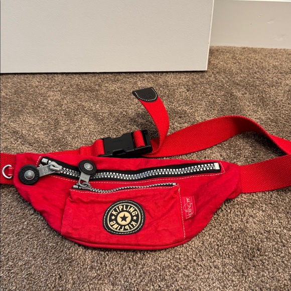 Kipling red belt bag fanny pack - Picture 1 of 5